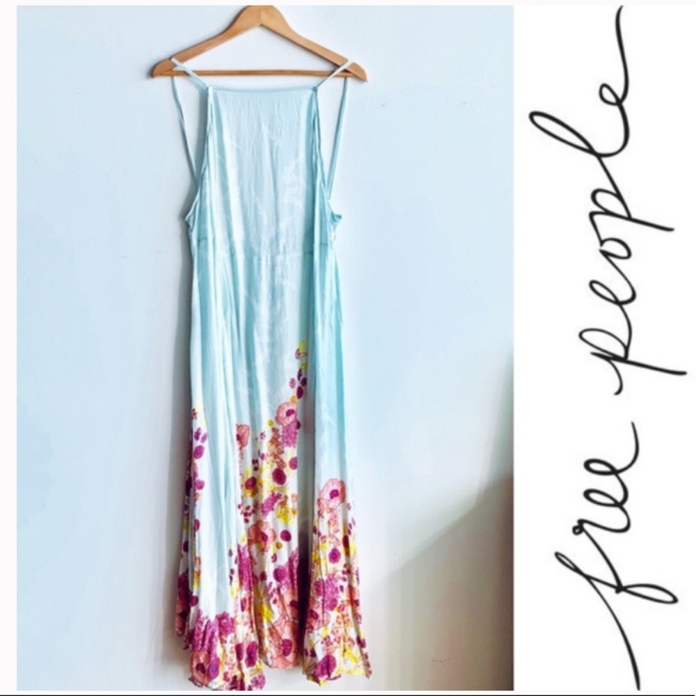 Free people NWT green dress